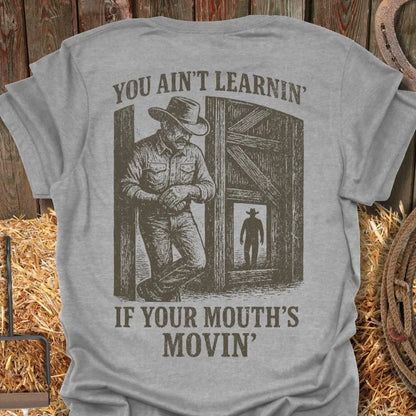 Latigo Cowboy Mouth Tee Sport Grey / S