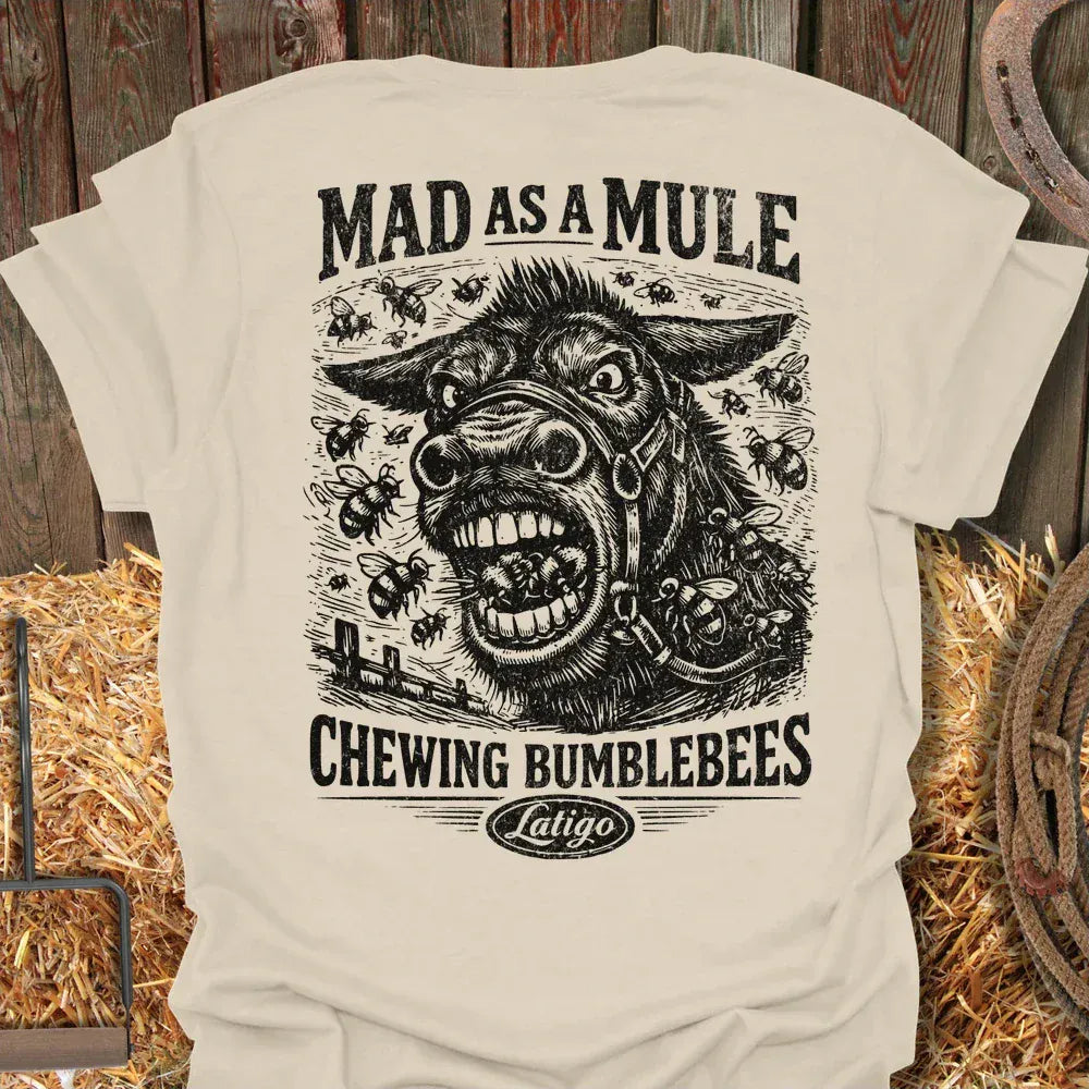 Latigo Cowboy Mule Tee Natural / S