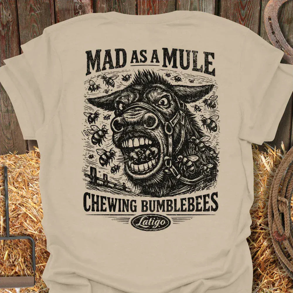 Latigo Cowboy Mule Tee Sand / S