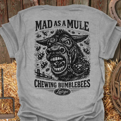 Latigo Cowboy Mule Tee Sport Grey / S