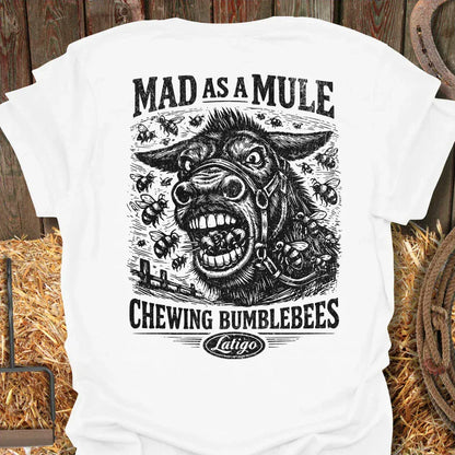 Latigo Cowboy Mule Tee White / S