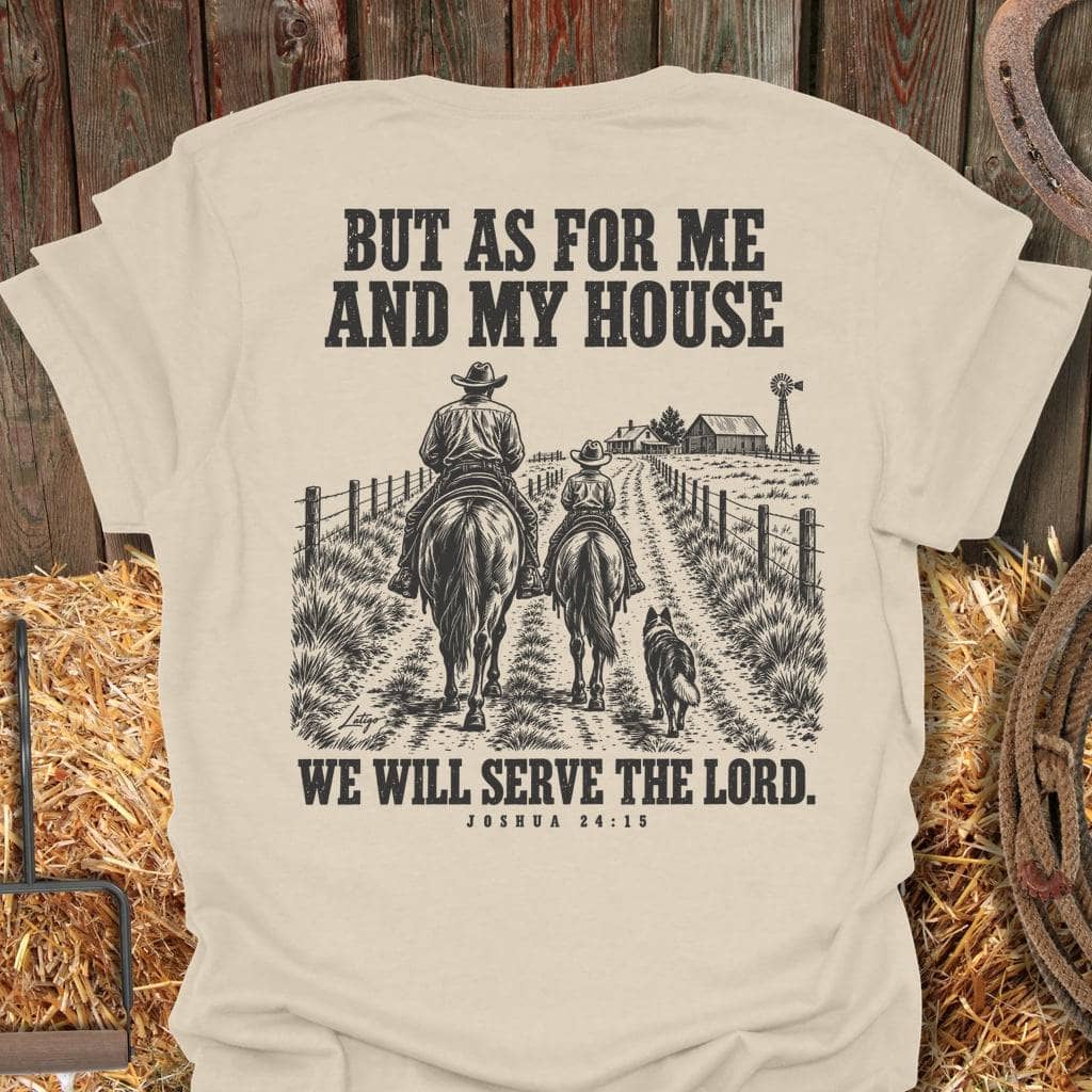 Latigo Cowboy My House Tee T-Shirt S / Natural
