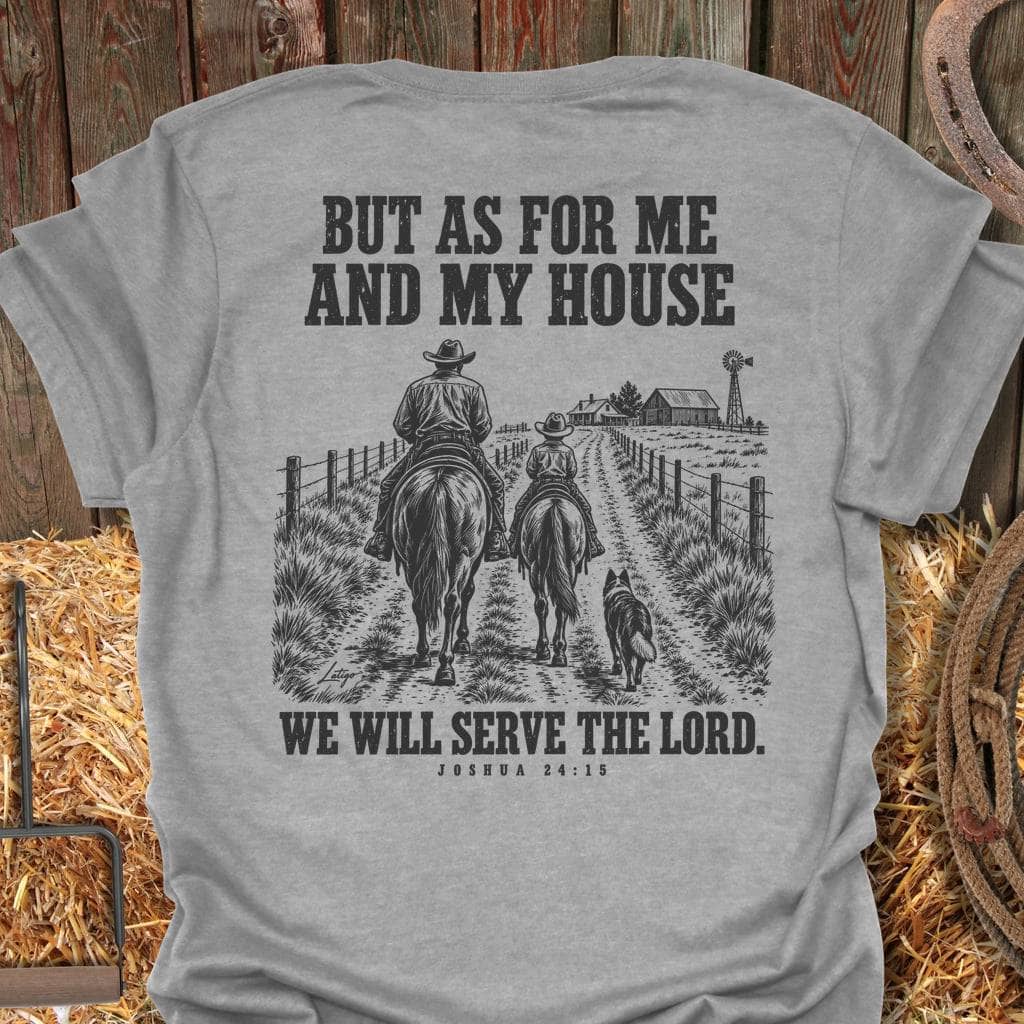 Latigo Cowboy My House Tee T-Shirt S / Sport Grey
