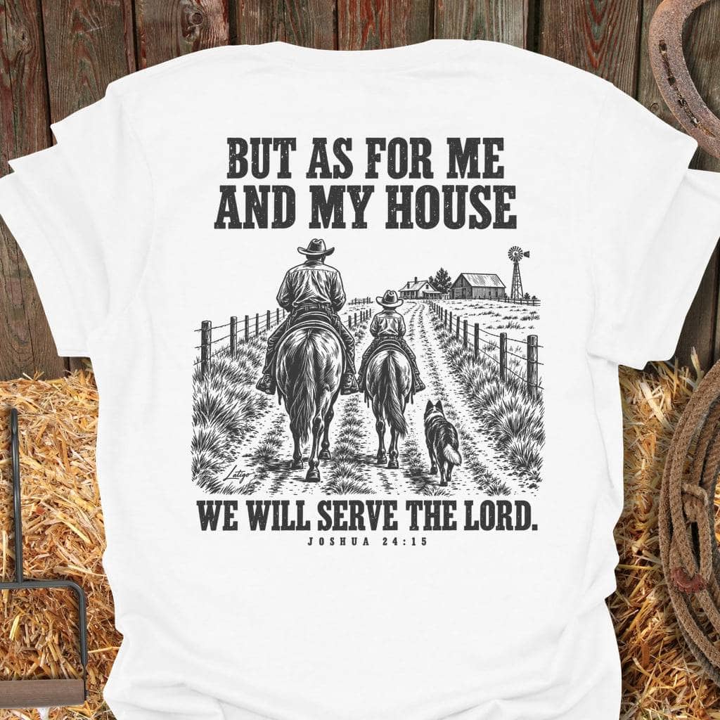 Latigo Cowboy My House Tee T-Shirt S / White