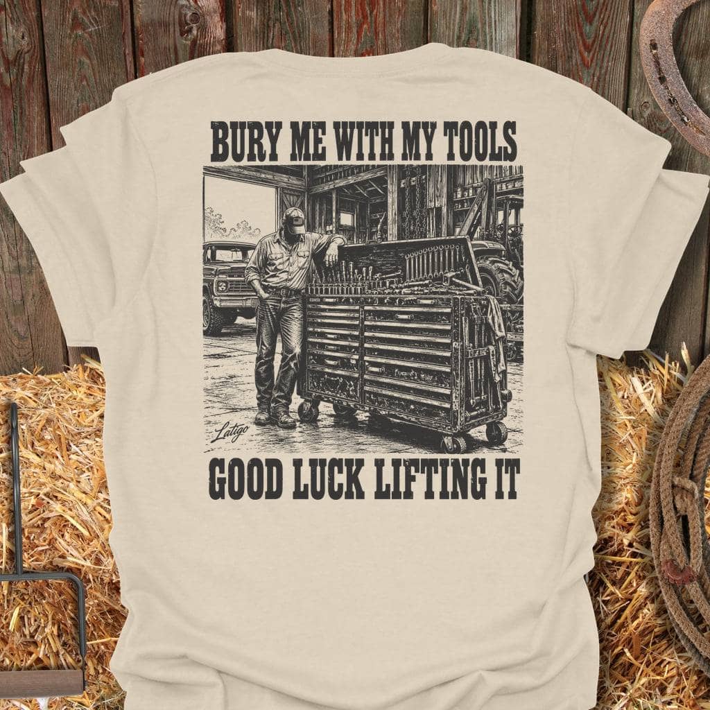 Latigo Cowboy My Tools Tee T-Shirt S / Natural