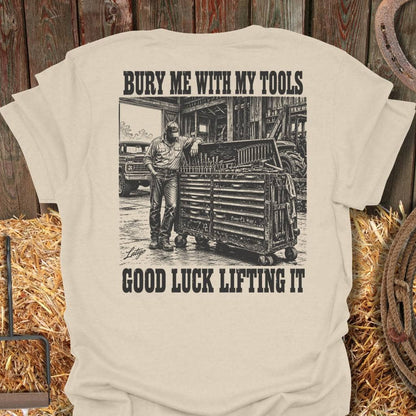 Latigo Cowboy My Tools Tee T-Shirt S / Natural