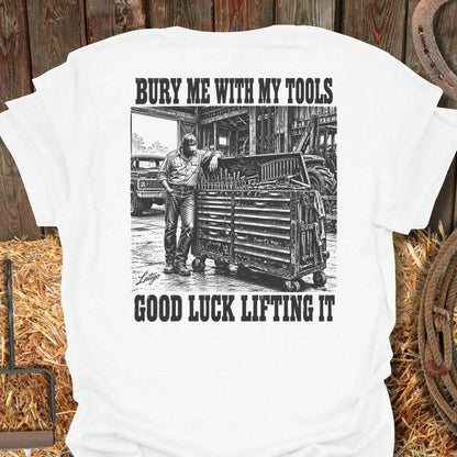 Latigo Cowboy My Tools Tee T-Shirt S / White