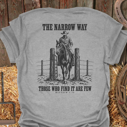 Latigo Cowboy Narrow Way Tee T-Shirt S / Sport Grey