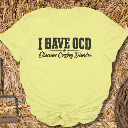 Latigo Cowboy Obsessive Cowboy Tee T-Shirt Cornsilk / S