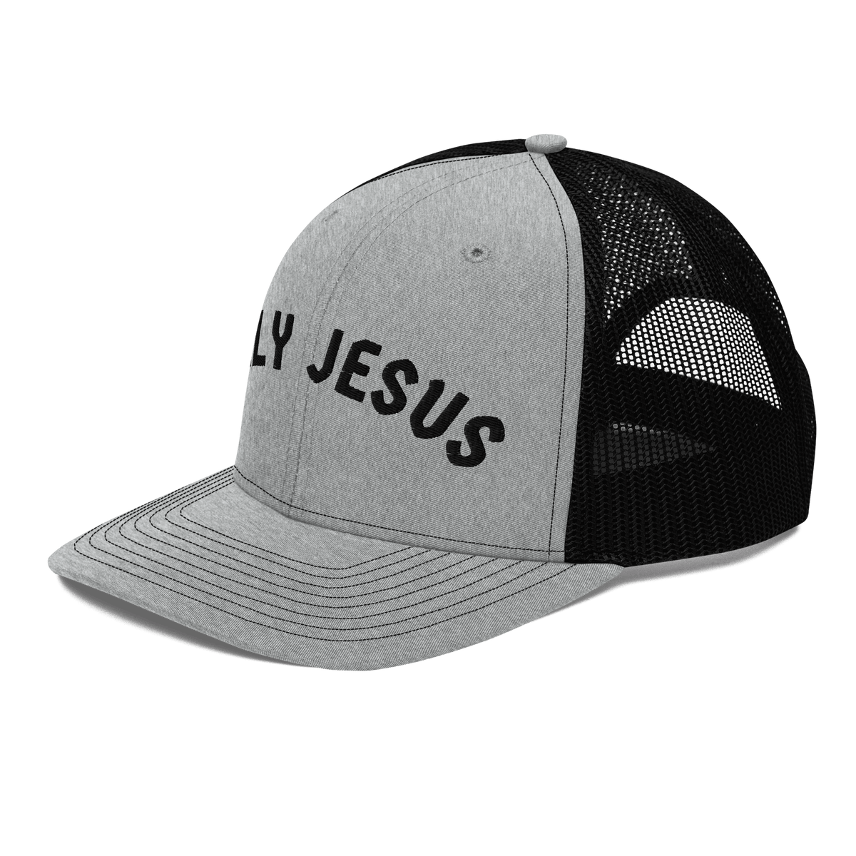 Latigo Cowboy Only Jesus Trucker Hat