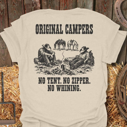 Latigo Cowboy Original Campers Tee T-Shirt Natural / S