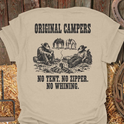 Latigo Cowboy Original Campers Tee T-Shirt Sand / S