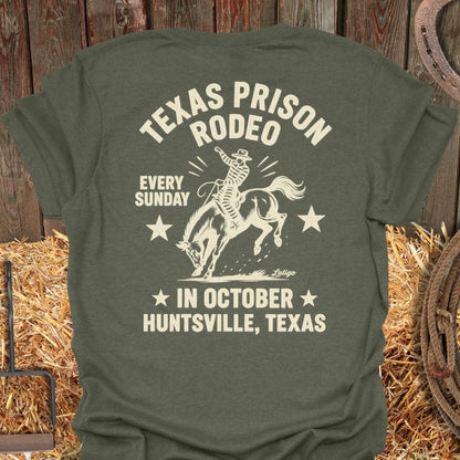 Latigo Cowboy Prison Rodeo Tee T-Shirt Military Green / S