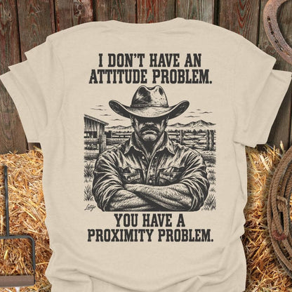 Latigo Cowboy Proximity Problem Tee T-Shirt S / Natural