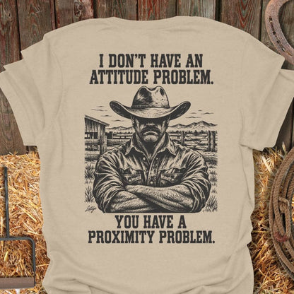 Latigo Cowboy Proximity Problem Tee T-Shirt S / Sand