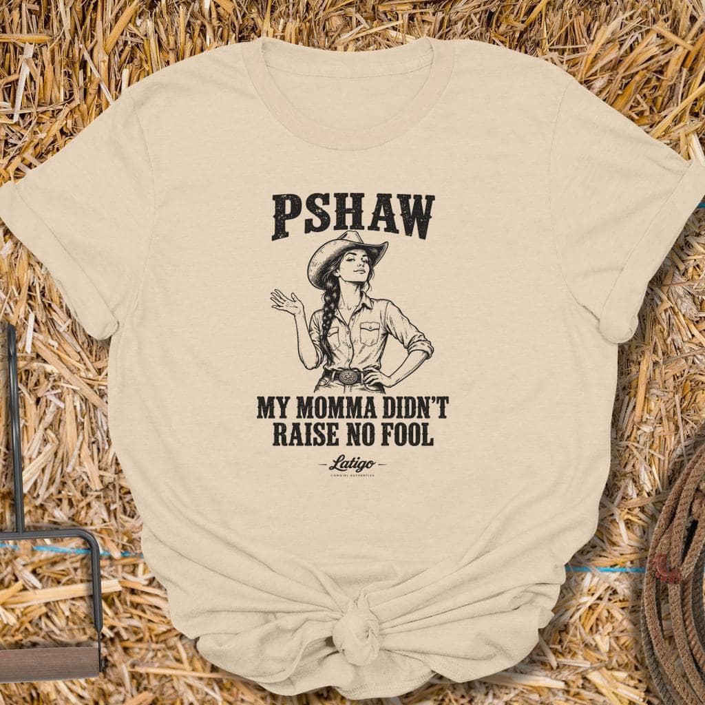 Latigo Cowboy Pshaw Tee T-Shirt S / Sand