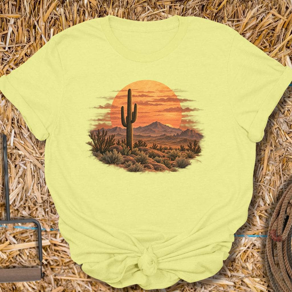 Latigo Cowboy Quiet Time Tee T-Shirt S / Cornsilk