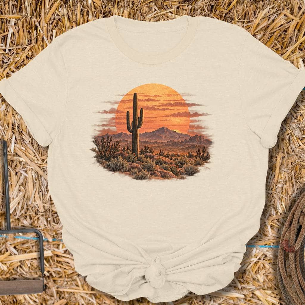 Latigo Cowboy Quiet Time Tee T-Shirt S / Natural