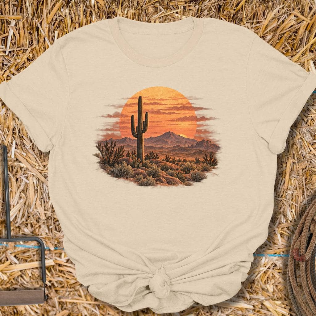 Latigo Cowboy Quiet Time Tee T-Shirt S / Sand