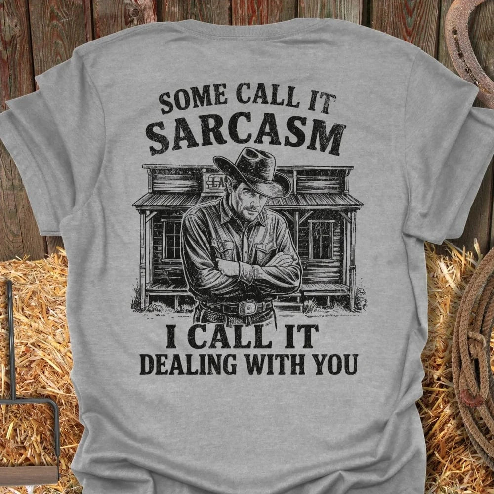 Latigo Cowboy Sarcasm  Tee Sport Grey / S