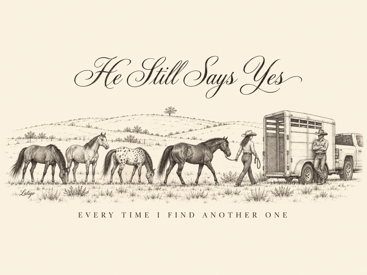 Latigo Cowboy Still Says Yes Tee T-Shirt
