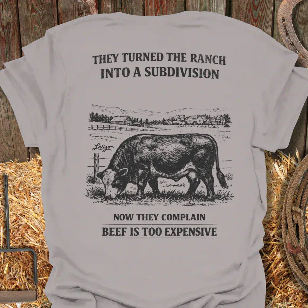 Latigo Cowboy Subdivision to Ranch Tee T-Shirt Ice Grey / S