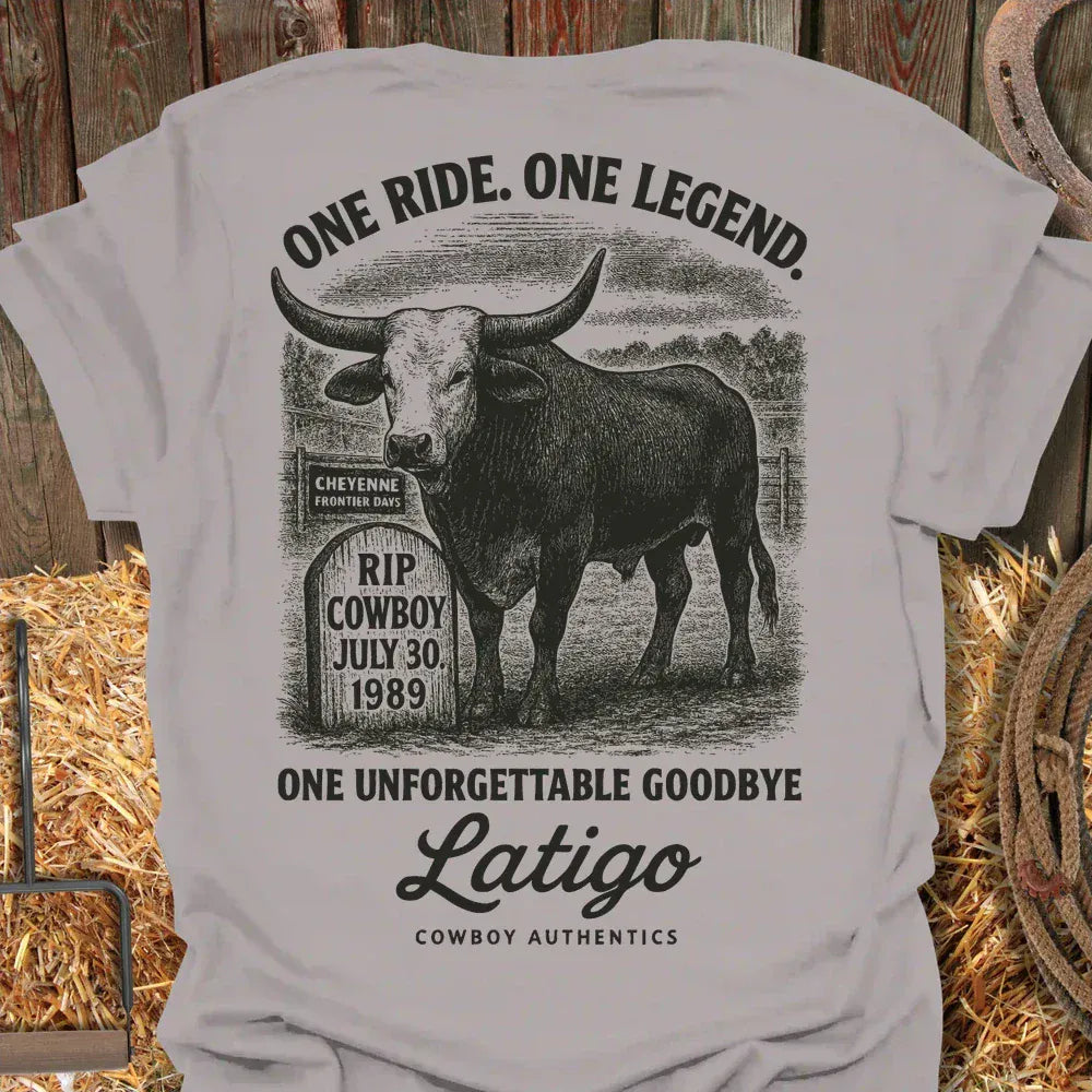 Latigo Cowboy Takin Tee Ice Grey / S