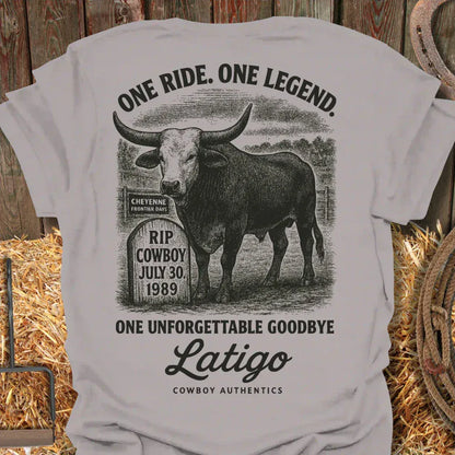 Latigo Cowboy Takin Tee Ice Grey / S