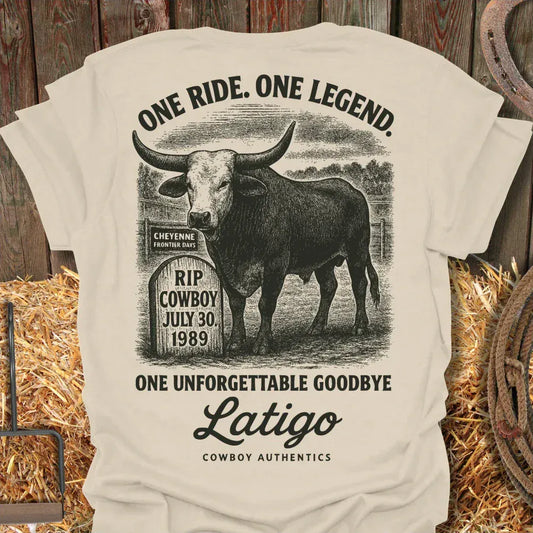 Latigo Cowboy Takin Tee Natural / S