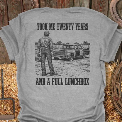 Latigo Cowboy Twenty Years Tee T-Shirt S / Sport Grey