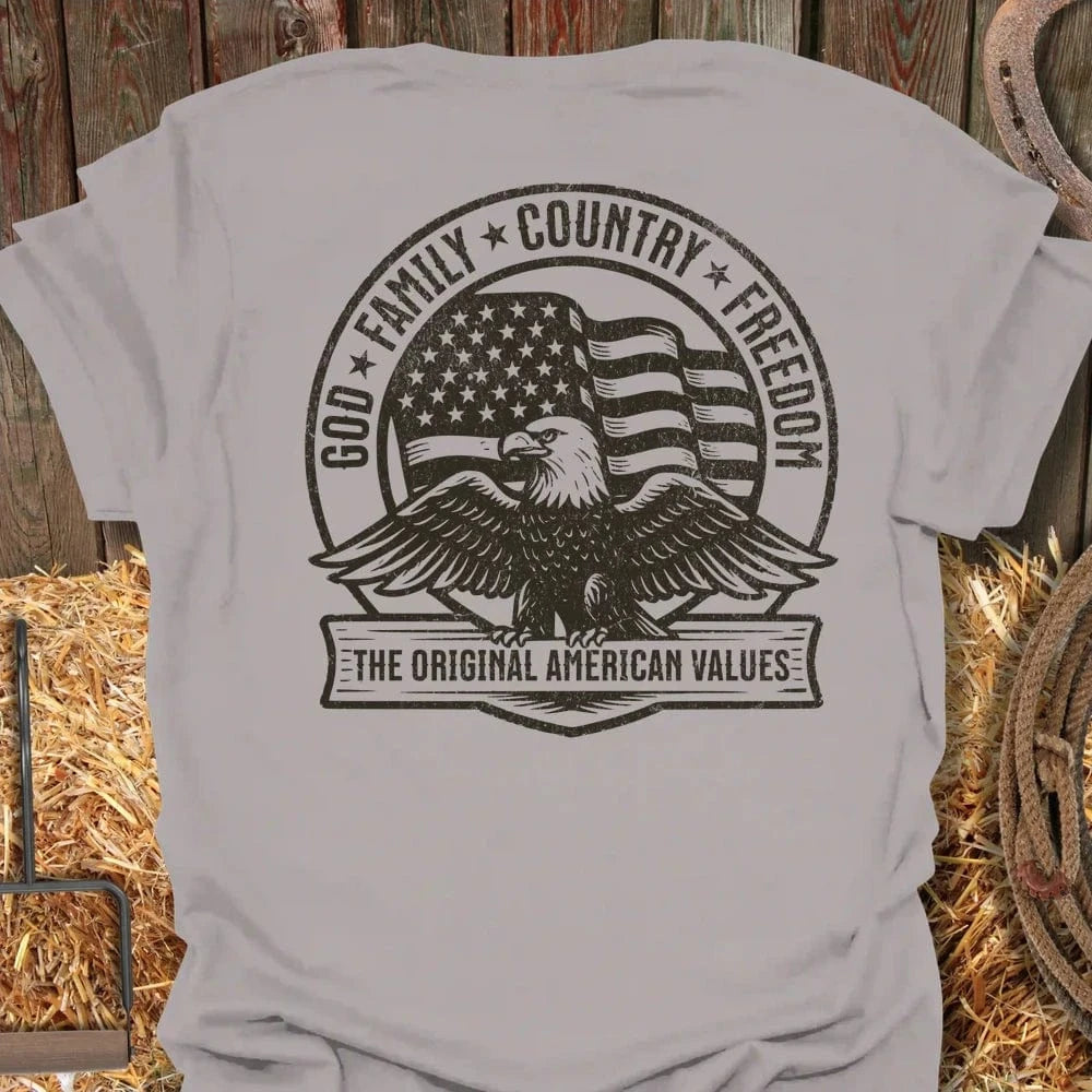 Latigo Cowboy Values  Tee Ice Grey / S