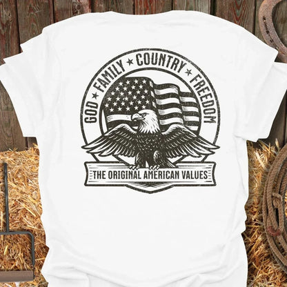 Latigo Cowboy Values  Tee White / S