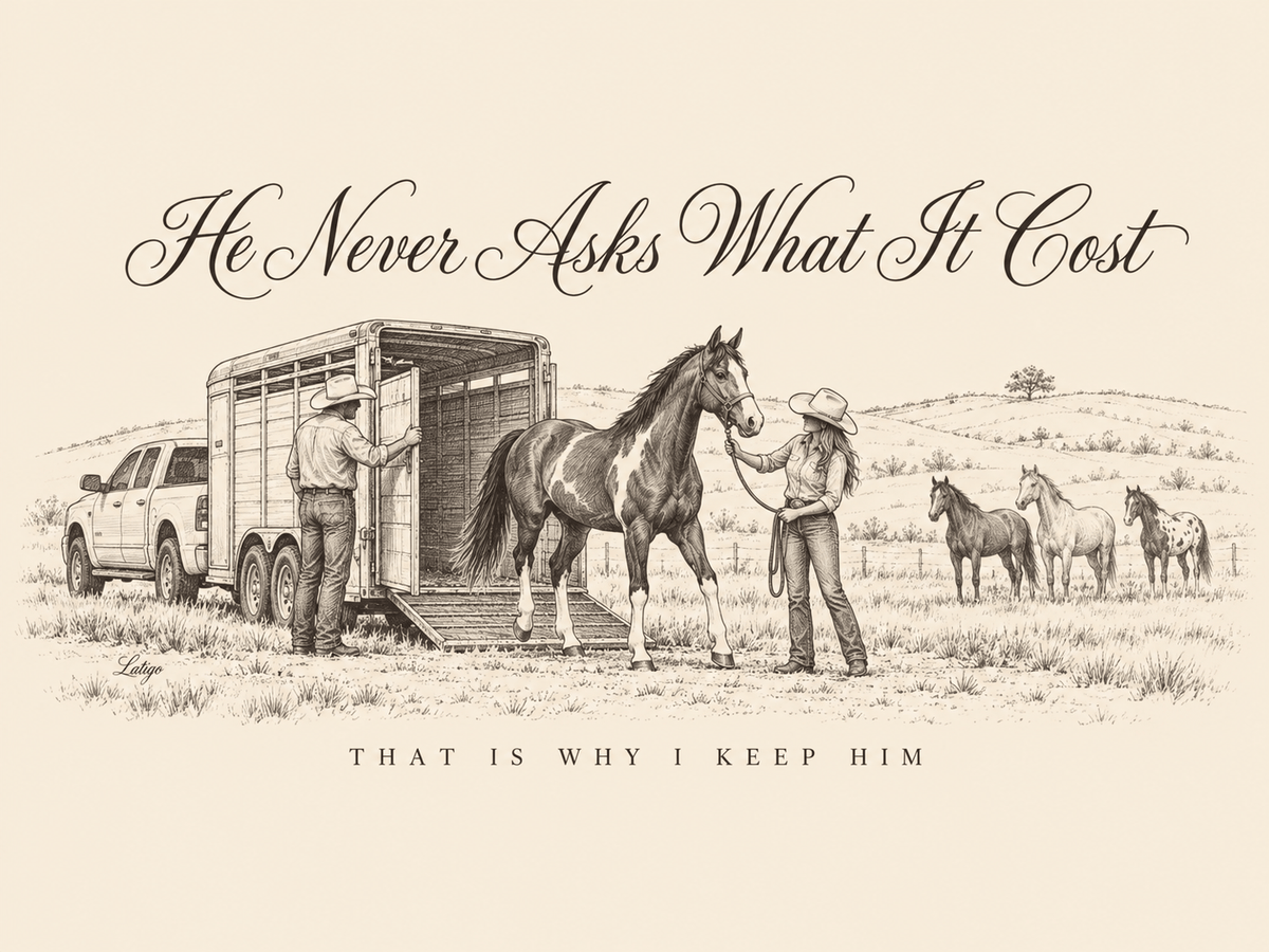 Latigo Cowboy Why I Keep Him Tee T-Shirt
