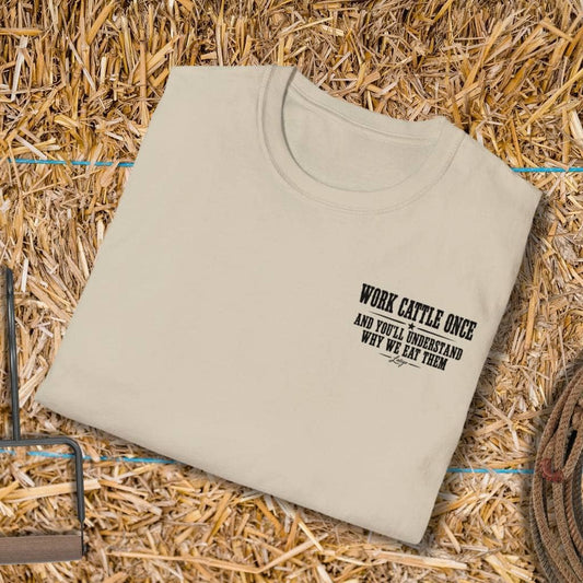 Latigo Cowboy Work Cattle Tee T-Shirt