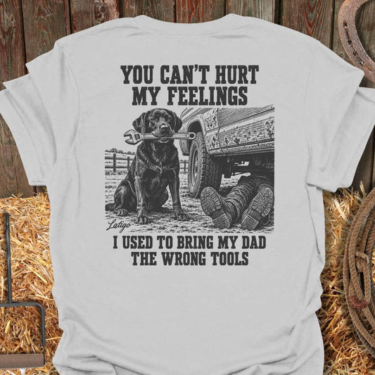 Latigo Cowboy Wrong Tools Tee T-Shirt S / Ice Grey