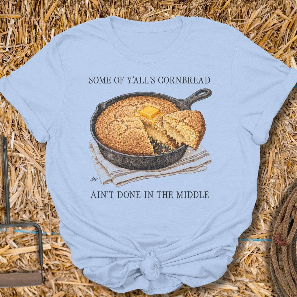 Printify T-Shirt Light Blue / S Cornbread Tee