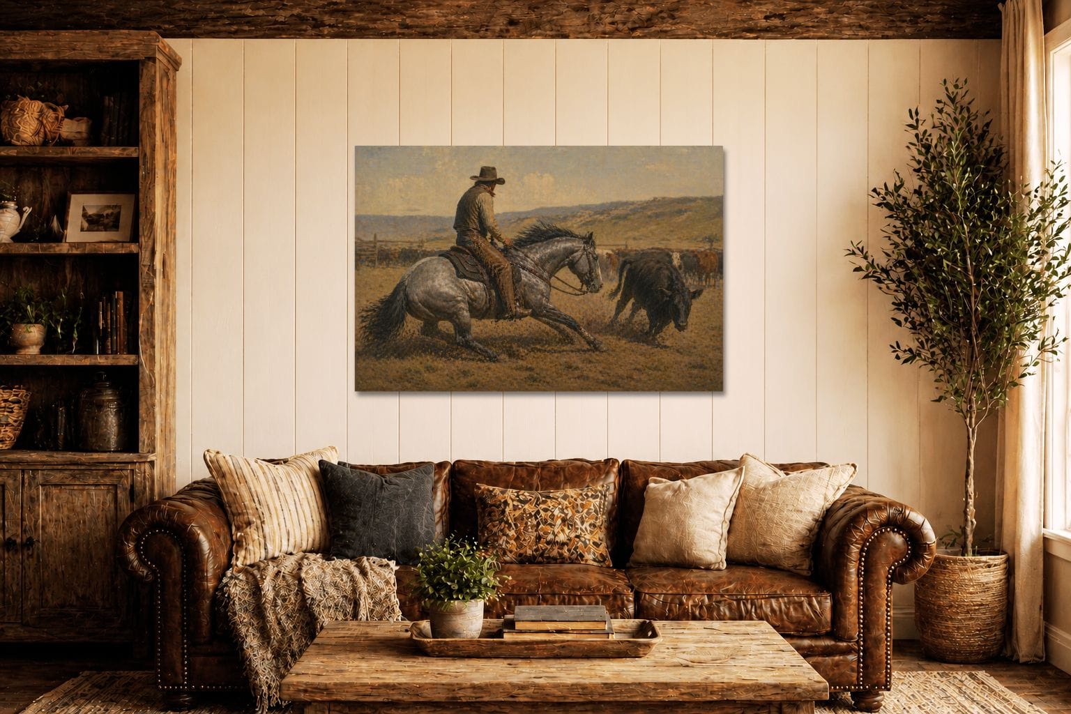Printify Canvas 36″ x 24″ (Horizontal) / 1.25" CUTTIN Latigo Original - Fine Art Canvas Print