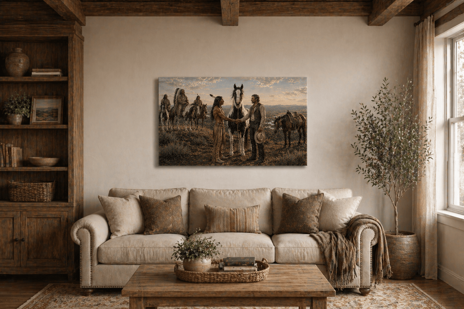 Printify Canvas 36″ x 24″ (Horizontal) / 1.25" THE DEAL Latigo Original - Fine Art Canvas Print