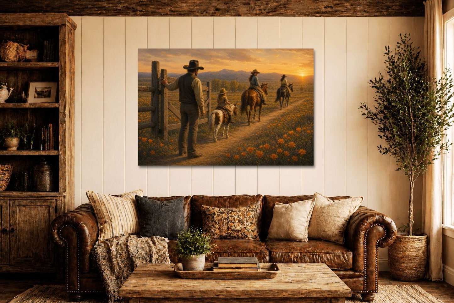 Printify Canvas 48″ x 32″ (Horizontal) / 1.25" SEASONS Latigo Original - Fine Art Canvas Print