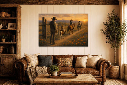 Printify Canvas 48″ x 32″ (Horizontal) / 1.25" SEASONS Latigo Original - Fine Art Canvas Print