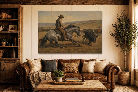 Printify Canvas 60" x 40" (Horizontal) / 1.25" CUTTIN Latigo Original - Fine Art Canvas Print