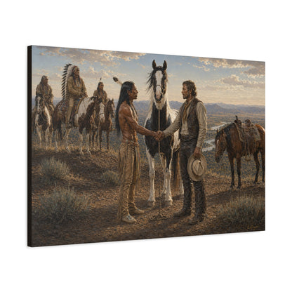 Printify Canvas THE DEAL Latigo Original - Fine Art Canvas Print