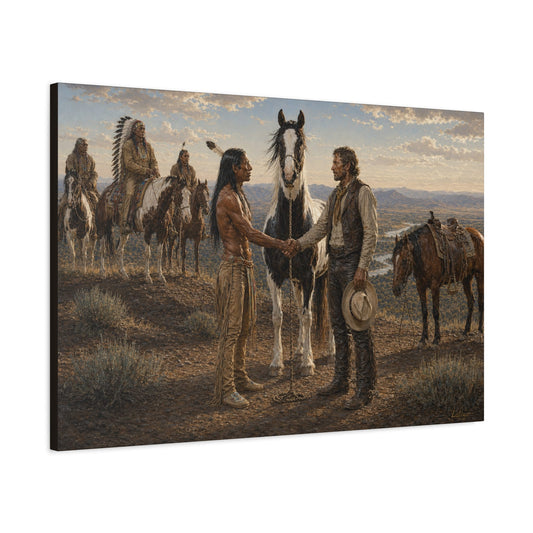 Printify Canvas THE DEAL Latigo Original - Fine Art Canvas Print
