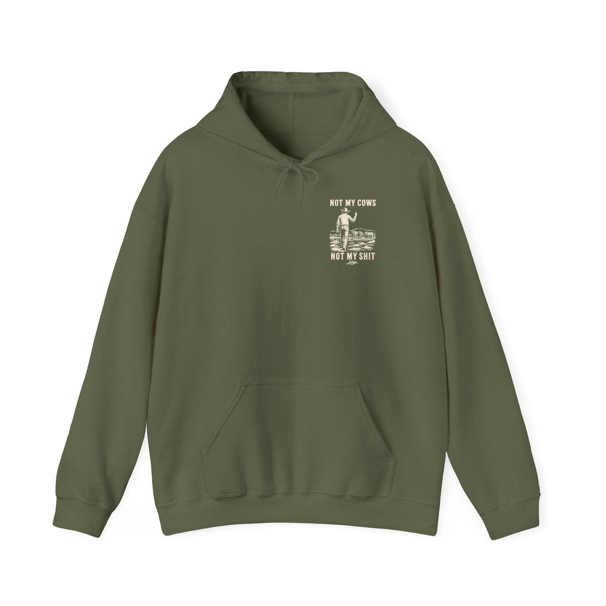 Printify Hoodie Military Green / S Unisex Heavy Blend™ Hooded Sweatshirt
