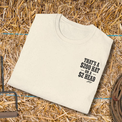 Printify T-Shirt $200 Hat Tee