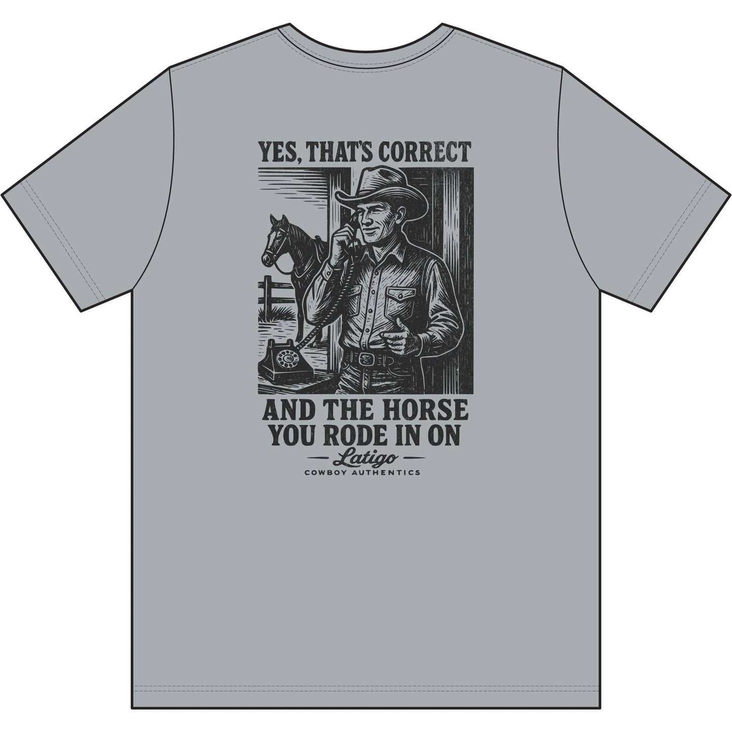 Printify T-Shirt 4XL / Athletic Heather Big Dog, That is Correct Tee