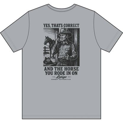 Printify T-Shirt 4XL / Athletic Heather Big Dog, That is Correct Tee