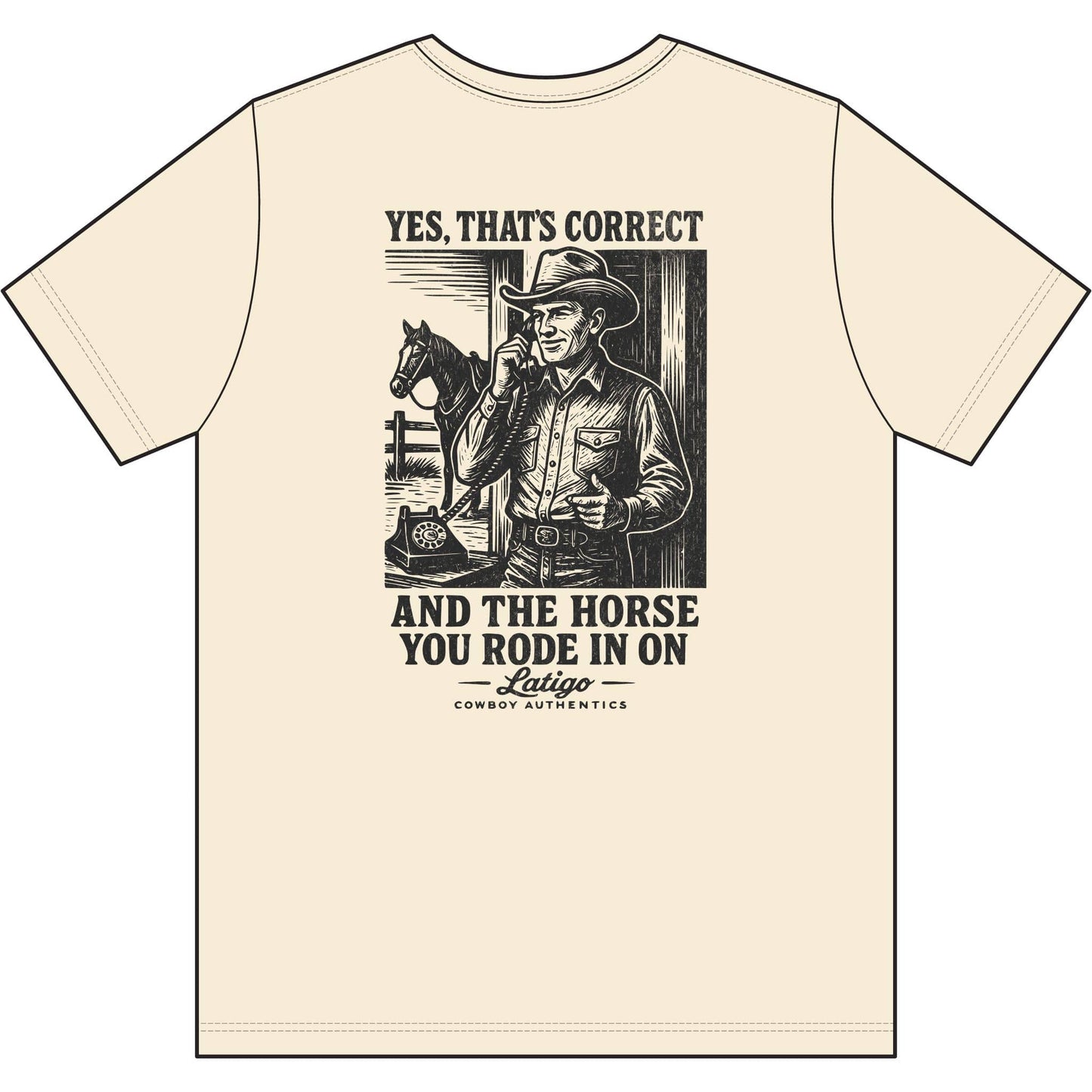 Printify T-Shirt 4XL / Natural Big Dog, That is Correct Tee