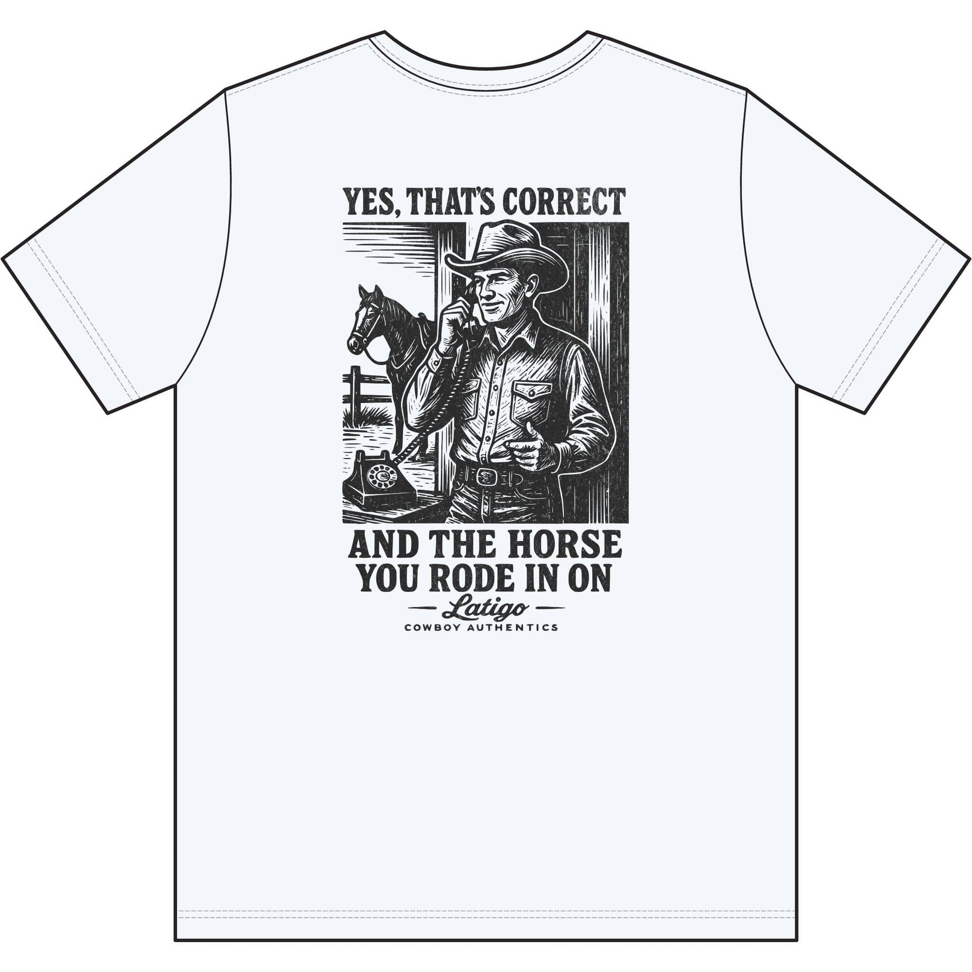 Printify T-Shirt 4XL / White Big Dog, That is Correct Tee