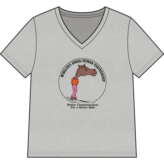 Printify T-Shirt Athletic Heather / S Safe Heather V-Neck Tee